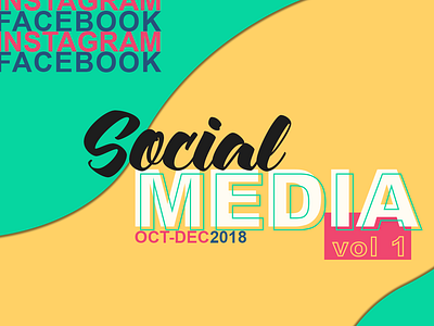 Social Media // vol. 1 banner ads banner design blue design design art green hightlights icon instagram post red social media social media banner social media design social networks stories white yellow