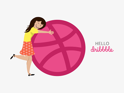 Hello Dribblers! basketball community debut shot debutshot design designers dribble dribble invite dribbleinvite illustration player shot vector