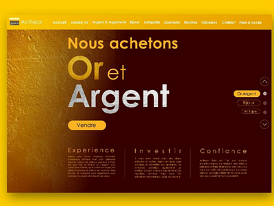 Home page maquette web homepage