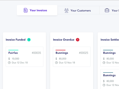 Dashboard boards columns dashboard invoices invoicing lists trello ui webapp