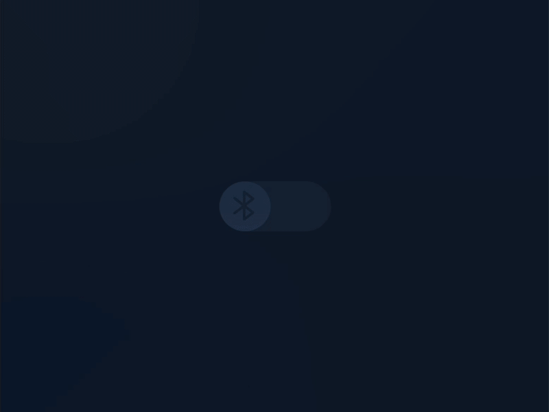 Daily UI Challenge 015 - On/Off Switch app bluetooth challenge daily daily ui dailyui on off switch ui