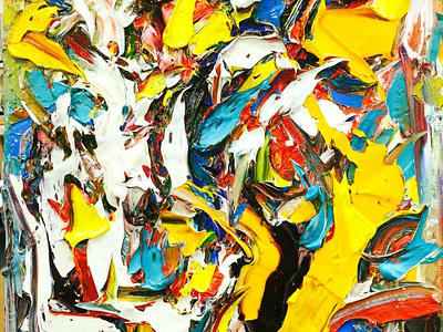 Colorful Abstract by BRUNI abstract abstract art colorful fine art paintings