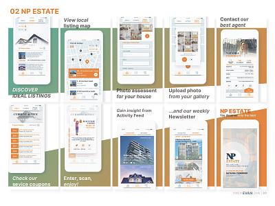 Natasha P. Estate app branding ui ux