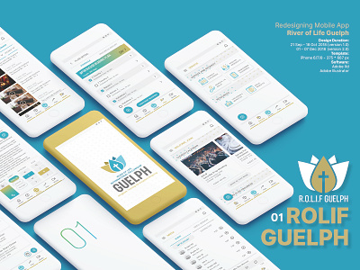 River of Life International Fellowship Guelph branding ui ux