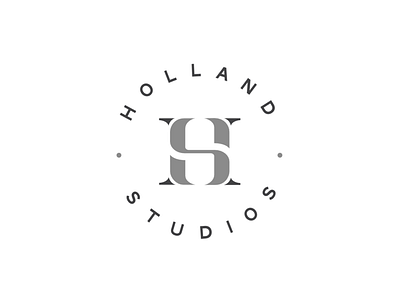 Holland Studios Logo branding crest hidden s hs logo logo design monogram photography seal