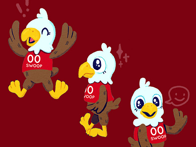 Swoop character design childrens illustration ewu illustration photoshop swoop