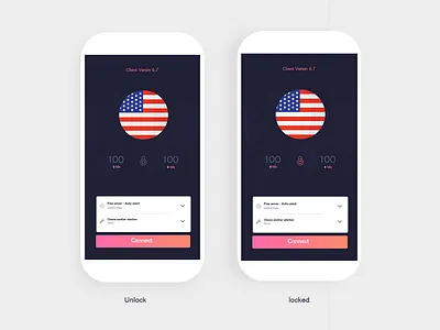 vpn app android app mobile ui ux vpn