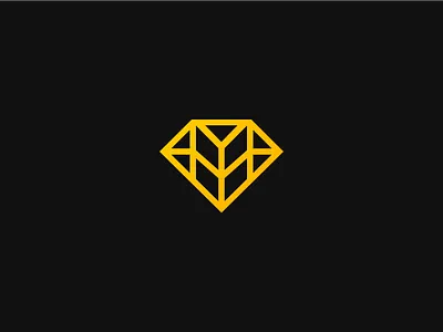 V + Diamond brand and identity branding creative design icon illustration logo logo design
