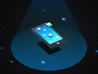Mobile adobe illustrator illustrator vector