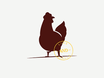 Chicken Dinner animal chick chicken hen logo rooster