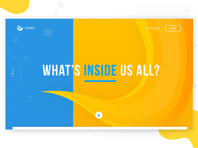 Banner Design- UsAll ui design visual design