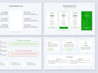 IP telephony service design components component library figma ui ux web web design