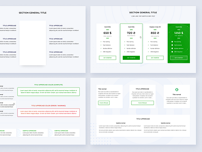 IP telephony service design components component library figma ui ux web web design