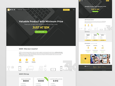 Landing Page Website graphics landing landing page package design ui ux web web page web page design website