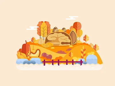 salad nuts ui 图形 插画 沙拉 设计