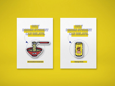 Design Student Pins (Full ver. on Behance) art branding casual chinese food clean cute design dribbble energy drink icon illustration logo merchandise minimal ramen shot student student project typography vector