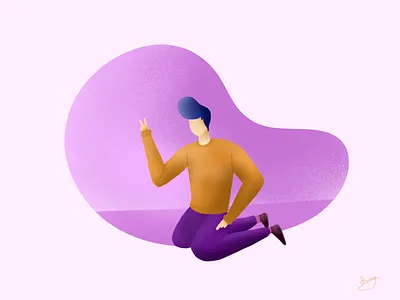 Pose - 4 apple pencil brush character color design illustration ipad nature procreate