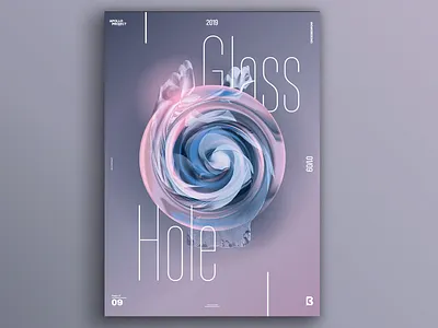 Glass Hole Poster Design 9 creativity design challenge graphic design graphic art graphic arts layout poster poster challenge poster design