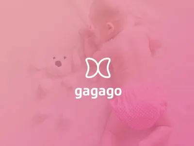 gagago baby clothes branding concept branding design designer type designer logo logo