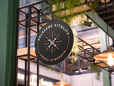 Holocene Vitality biscuits bones branding branding concept circular logo clean logo design dog food logo logo design packaging logo sign simple simple design student project student work vector