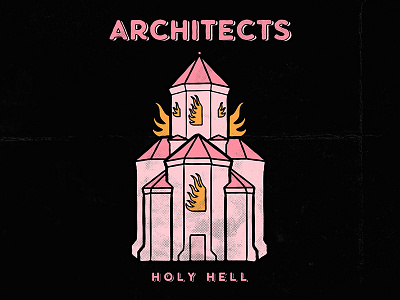 Holy Hell art artwork commision design drawing graphic design graphic designer illustration illustrator shirt design tee vector