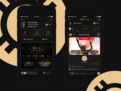 01 Quizl Shot1 app design game game app iphone mobile mobiledesign ui uidesign ux