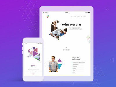 Responsive Design- Service Industry landing page responsive design service industry ui design ui ux uiux design visual design