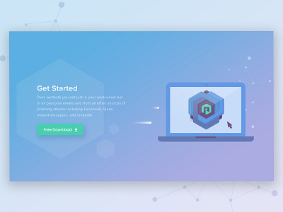 Cybersecurity Website cybersecurity illustration ui design visual design website design