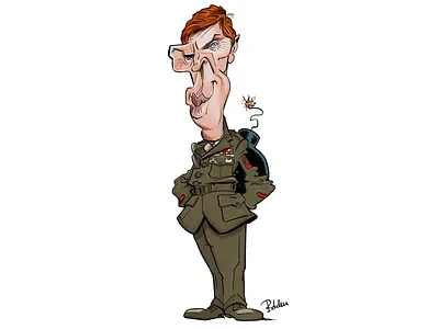 Brody Homeland adobe photoshop caricature cartoon character design comic damian lewis design digital painting drawing homeland illustration