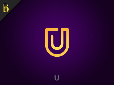 U Monogram brand identity brand identity design branding corporate branding design flat illustration illustrator cc lettering logo logo branding logo design minimal photoshop typography vector