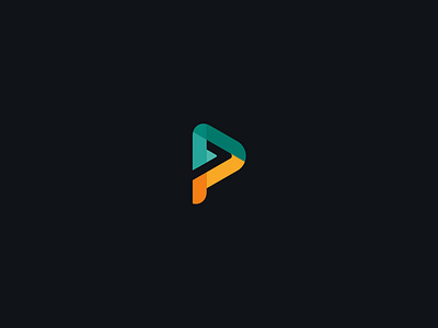 P Logo app branding app logo brand branding design icon identity illustration lettermark logo logo design logodesign minimal logo tech vector