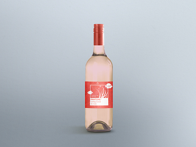 Living Coral Pink Wine Bottle adobecc adobeillustrator adobephotoshop aikonicgraphics blackdesigner designlife digitalart graphicdesign pantone pantonecoloroftheyear productdesign visualdesign workspace