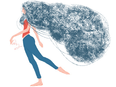 Dancing design illustration 插画