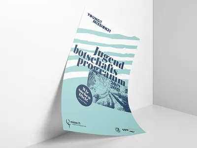 Flyer + Poster Jugendbotschaftsprogramm design flyer graphic design poster print