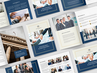 Brochures – Law Firm Company Profile Bundle 3 in 1 annual report brochure brochure template brochures bundle company profile envato indesign law firm lawyer mega pack print template