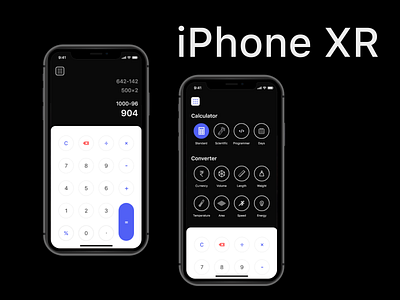 Iphone Xr Calculator Daily UI Challenge #004 app bold font branding calculator dailyui dailyuichallenge design dribbble inspiration interaction design minimal shot typography ui ui ux ux website
