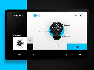 Casio landing page interface landingpage minimal ui uidesign ux website