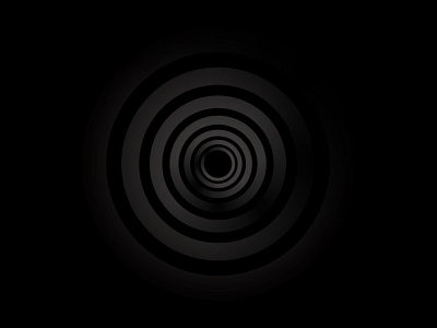 wormhole circle dark minimal