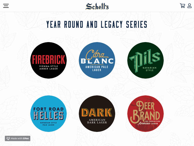Schell's Brewery Beer Locator Tool animation javascript map ui search ui ux web app website