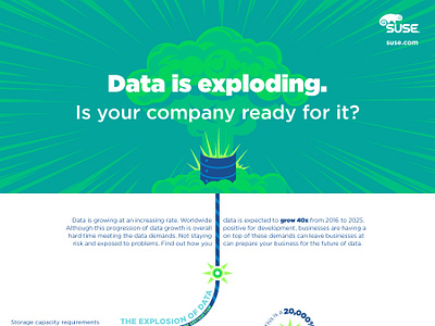 Data Explosion Infographic design illustration infographic technology