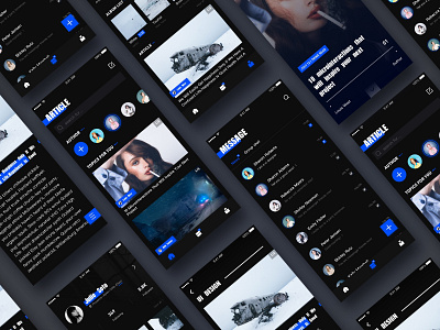 Article app article bright colors design image ios mobile app iphonex news social