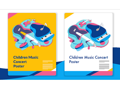 concert poster 2 affinitydesigner illustration landing page music artwork ui ux ux designer vector