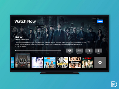 Apple TV App Redesign app apple appletv colors design movie television tv typography ui ux