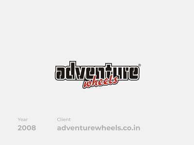 Logo Adventurewheels branding design logo typography vector