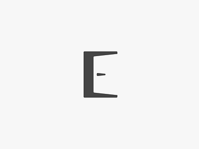 E Open Door Logo Rebound 2 bar door logo open