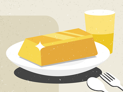 Edible Gold graphic design icons illustration