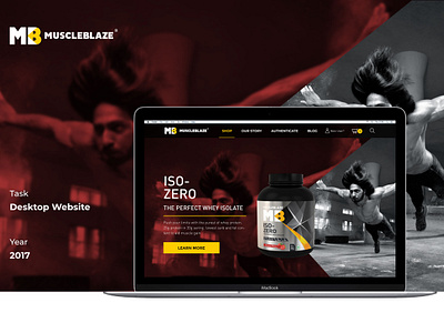 MuscleBlaze | Desktop Website branding design typography ui ux web