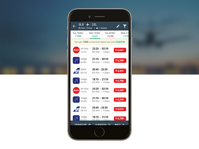 Flight Result Page app design flight design flight result page uiux uiux design ux design ux works