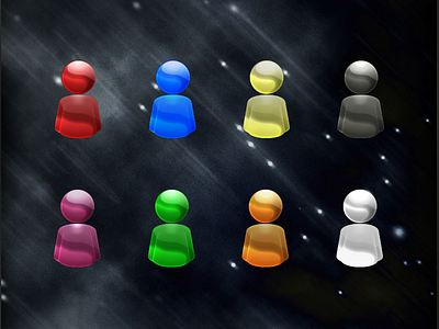 Meeples design illustration