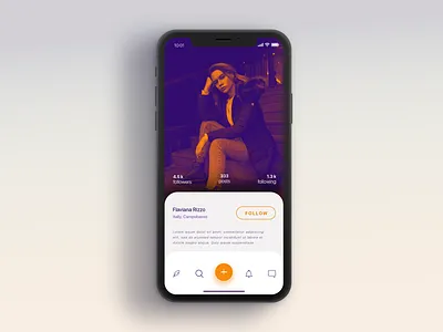 Social Application app mobile mock mock up social app ui ux